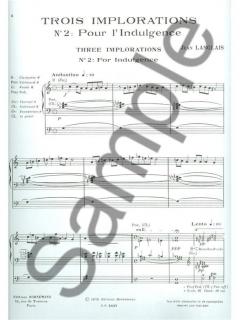 3 Implorations Vol.2: Implorations No.2 et 3 von Jean Langlais 