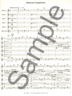 Moderato Tanguissimo (Partition et Parties) pour 6 Flutes von Bernard Magny 
