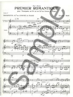 Premier Romantique von Jacques Mas für Trompete / Kornett in B und Klavier im Alle Noten Shop kaufen
