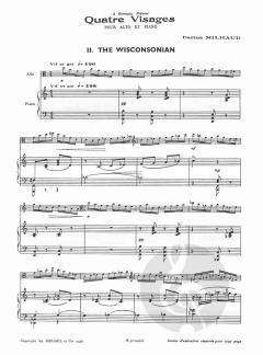 4 Visages no. 2 von Darius Milhaud 