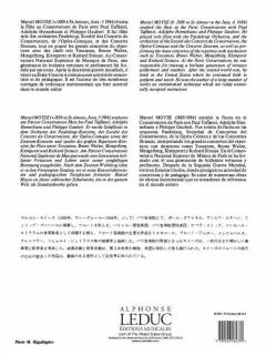 10 Etudes d'Apres Kessler von Marcel Moyse 