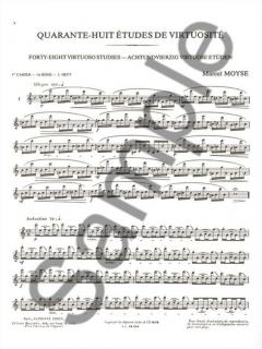 48 Etudes de Virtuosité Vol. 1 von Marcel Moyse 