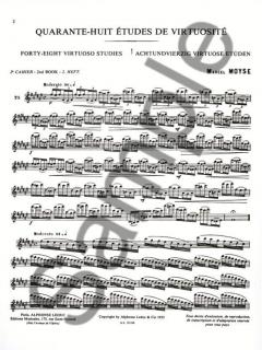 48 Etudes de Virtuosité Vol. 2 von Marcel Moyse 