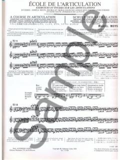 Ecole de L Articulation von Marcel Moyse 