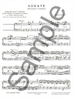 Sonate von Wolfgang Amadeus Mozart 