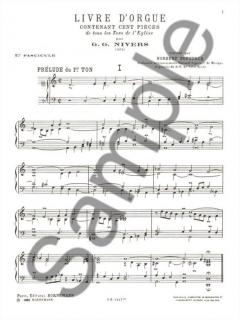 Livre D Orgue No.1 Vol.1 / Orgue von Guillaume Gabriel Nivers 