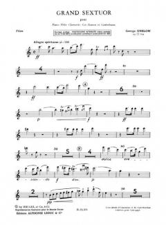 Grand Sextuor Op. 77bis (Pno / Clarinette (Georges Onslow) 