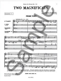 2 Magnificats (Johann Pachelbel) 