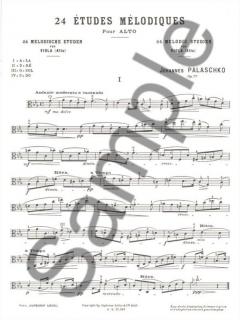 24 Etudes Melodiques von Johannes Palaschko 