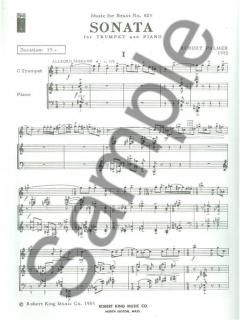 Sonata von Palmer für Trompete und Klavier im Alle Noten Shop kaufen