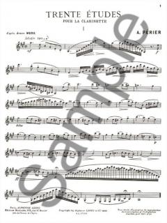30 Etudes von Auguste Perier 