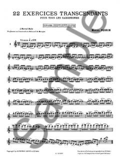 22 Exercices Transcendants von Marcel Perrin 