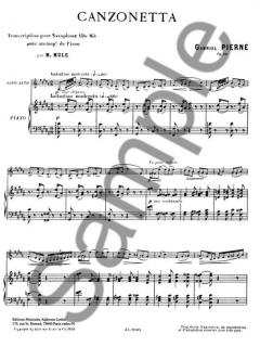 Canzonetta von Gabriel Pierné 