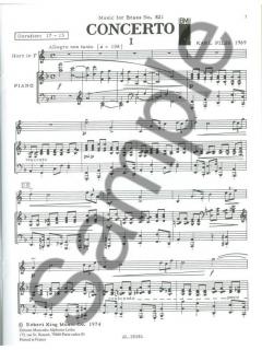 Horn Concerto von Karl Pilss für Horn und Klavier