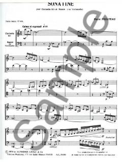 Pierre Poulteau: Sonatine für Holzbläser Duo im Alle Noten Shop kaufen