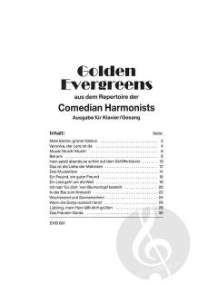 Golden Evergreens 1 von Comedian Harmonists 