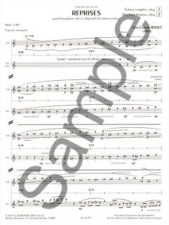 Reprises pour Saxophone Alto et Dispositif Electroacoustique von Jean-Claude Risset 