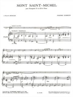 Mont-Saint-Michel von Robbins für Trompete in C oder B und Klavier im Alle Noten Shop kaufen