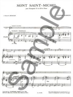 Mont-Saint-Michel von Robbins für Trompete in C oder B und Klavier im Alle Noten Shop kaufen