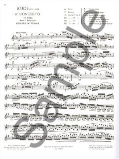 Premiers Solos Concertos - Classiques: No. 8 von Pierre Rode für Violine und Klavier im Alle Noten Shop kaufen