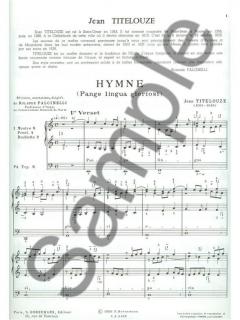 Hymne: ange Lingua Gloriosi von Jean Titelouze 