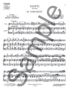 Premiers Solos Concertos - Classiques: No. 17 von Giovanni Battista Viotti für Violine und Klavier im Alle Noten Shop kaufen