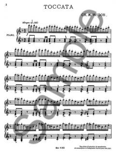 Toccata (Extrait Symphonie No. 5) von Charles-Marie Widor für Klavier im Alle Noten Shop kaufen