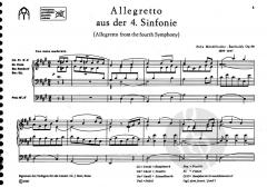 Allegretto aus der 4. Symphonie / Ouvertüre zu dem Oratorium Paulus von Felix Mendelssohn Bartholdy 