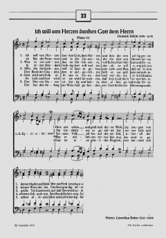 Ich will von Herzen danken; Lasst uns Gott (Heinrich Schütz) 