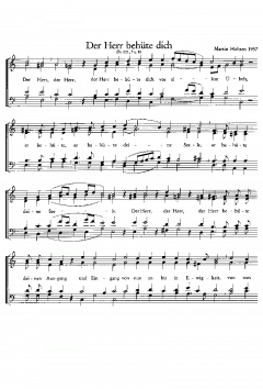 Der Herr behüte dich; Abendlied; Siehe, das ist Gottes Lamm (Martin Holsten) 
