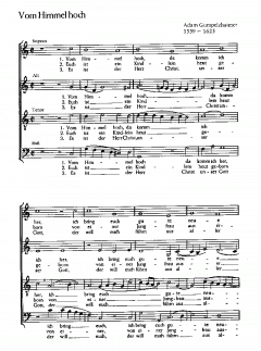 Weihnachts-Chorblatt 