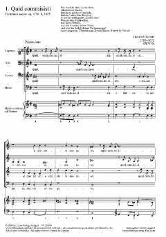 Schütz: Fünf Passionsmotetten 