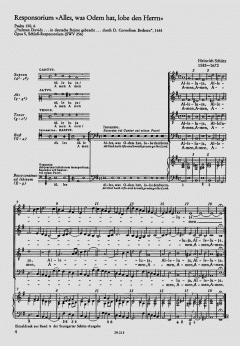 Schütz: Alles, was Odem hat + Psalm 117 