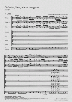 Gedenke, Herr, wie es uns gehet (J.S. Bach) 