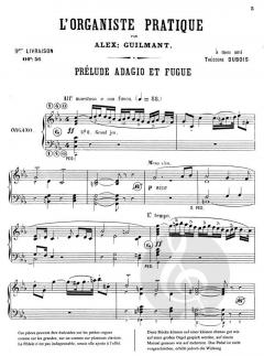 Prelude, Adagio et Fugue op. 56, Prière, Marche von Alexandre Guilmant 