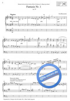 Drei Fantasien op. 10, 50, 51 von Paul Blumenthal 