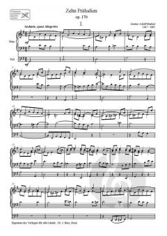 10 Präludien op. 170 von Gustav Adolf Merkel 