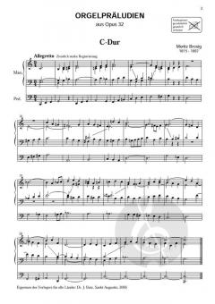 Leichte Orgelpräludien aus op. 32 von Moritz Brosig im Alle Noten Shop kaufen