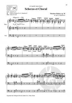 Originalwerke und Transkriptionen von Theodore Dubois 