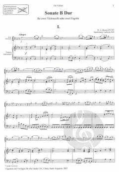 Sonate in B-Dur, KV 292 (196 c) Heft 19 von Wolfgang Amadeus Mozart 