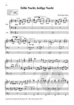 Drei weihnachtliche Choralbearbeitungen im romantischen Stil von Dominique Sauer 