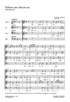 Allein Gott in der Höhe; Verbum caro factum est (Franciscus de Rivulo) 