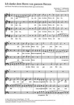 Ich danke dem Herrn 