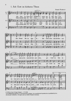 Geistliches Chorgesangbuch Band 1 