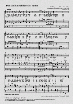 Musik zu Kasualien 1 