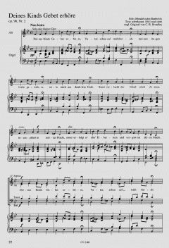 Chorbuch Brahms, Mendelssohn, Schubert 