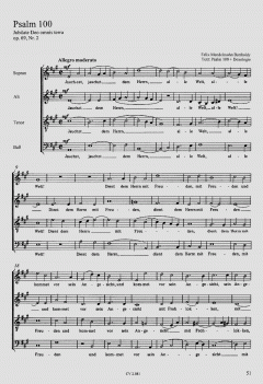 Chorbuch Brahms, Mendelssohn, Schubert 