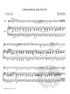 Chanson de Matin & Chanson de Nuit von Edward Elgar 