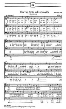 Allein Gott in der Höh; Der Tag, der ist so freudenreich (Michael Praetorius) 