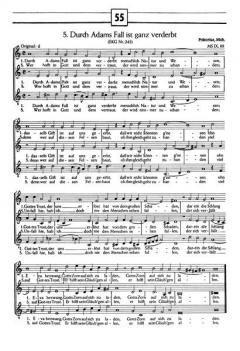 Christ lag in Todesbanden; Durch Adams Fall (Michael Praetorius) 